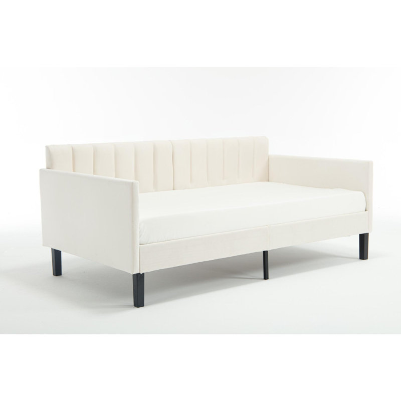 Lit de jour rembourré, design moderne somptueux