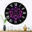 Horloge murale Lotus Magical Luminiscent Blossoming IV-93383885