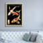 Toile épique Graffiti «Koi Fish On Black 1» par Chariklia Zarris, art mural 40 po x 54 po