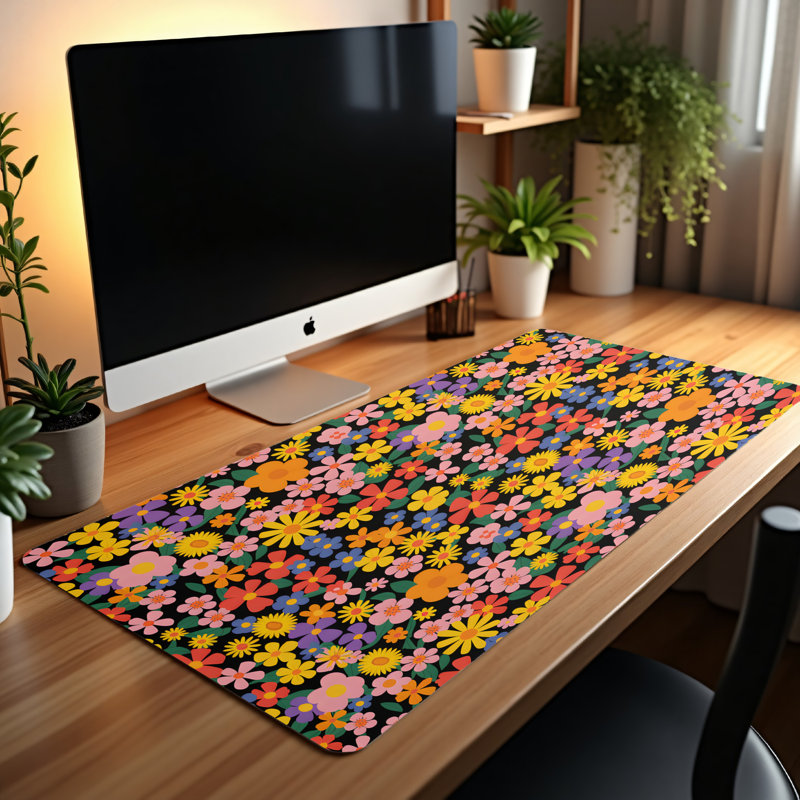 Polyester Desk Pad, 31.5x15.5