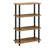 4-Tier Open Shelf Standard Bookcase, Freestanding Industrial Storage Bookshelf for Living Room Home Office-260611583