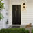 Mid-Century Mordern Outdoor Wall Sconce with Dusk to Dawn with Clear Glass Shade Waterproof-286014142