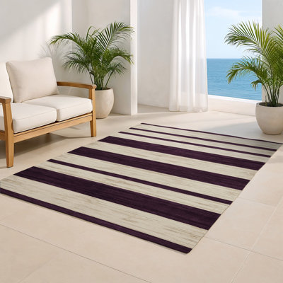 Tapis intérieur / extérieur beige HorizontalStripes