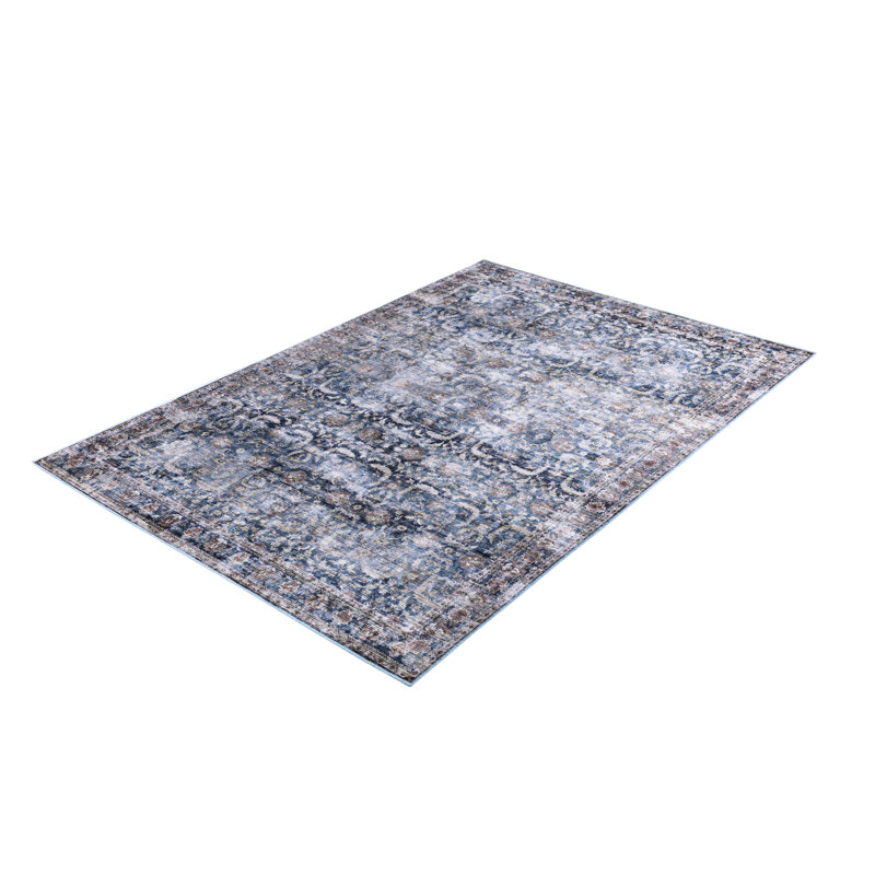 Porchia Abstract Indoor Rug, Rectangle 5'3" x 7'6"