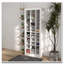 Armoire à chaussures étroite pour vestibule avec cubes ouverts