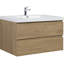 Meuble-lavabo mural flottant avec lavabo, meuble-lavabo mural