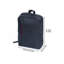 (20 + 24) Valise de voyage ensemble de valise deux pièces Mallette de transport Oxford sans verrou de mot de passe roue universelle + sac à dos Oxford