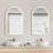 Estartit Aluminum Arch Wall Mirror-870953438