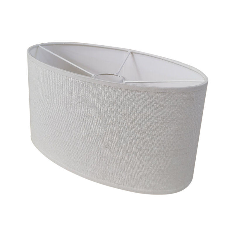 Marielle 1 - Light White Elipse Pendant, Dark Grey, 30cm H x 50cm W x 25cm D