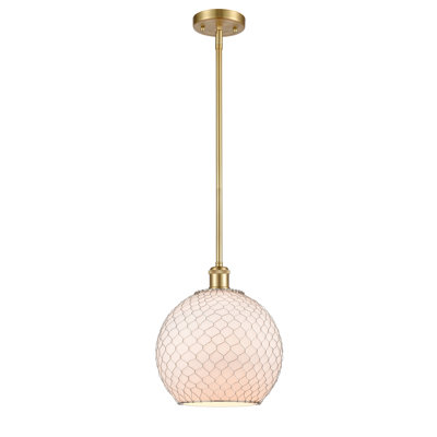 Luminaire sphère suspendu 1 lumières simple Egger