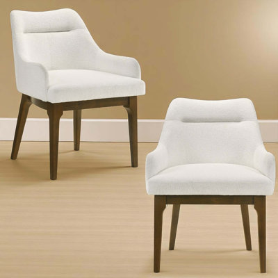 Chaise de salle à manger Kasha Chenille & Vintage (ensemble de 2)