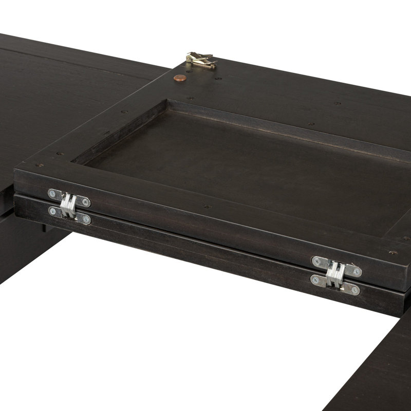 Harper Solid Wood Dining Table, Black