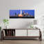 Night, Cityscape, Dallas, Texas, Usa Abstract Contemporary Architecture City Wall Art-1327612320