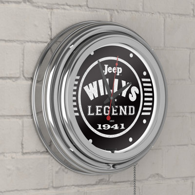 Horloge murale en métal