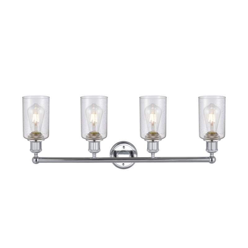 Caldello 4 - Light Dimmable Vanity Light, Polished Chrome, Seedy