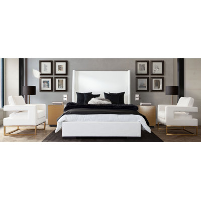 Seattle King Upholstered Low Profile Standard Bed