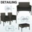 Colour Outdoor All Weather Wicker 4 - Person Seating Group with Cushions-1468705813-1468299419