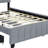 Upholstered Velvet Standard Bed with Drawers-886719247