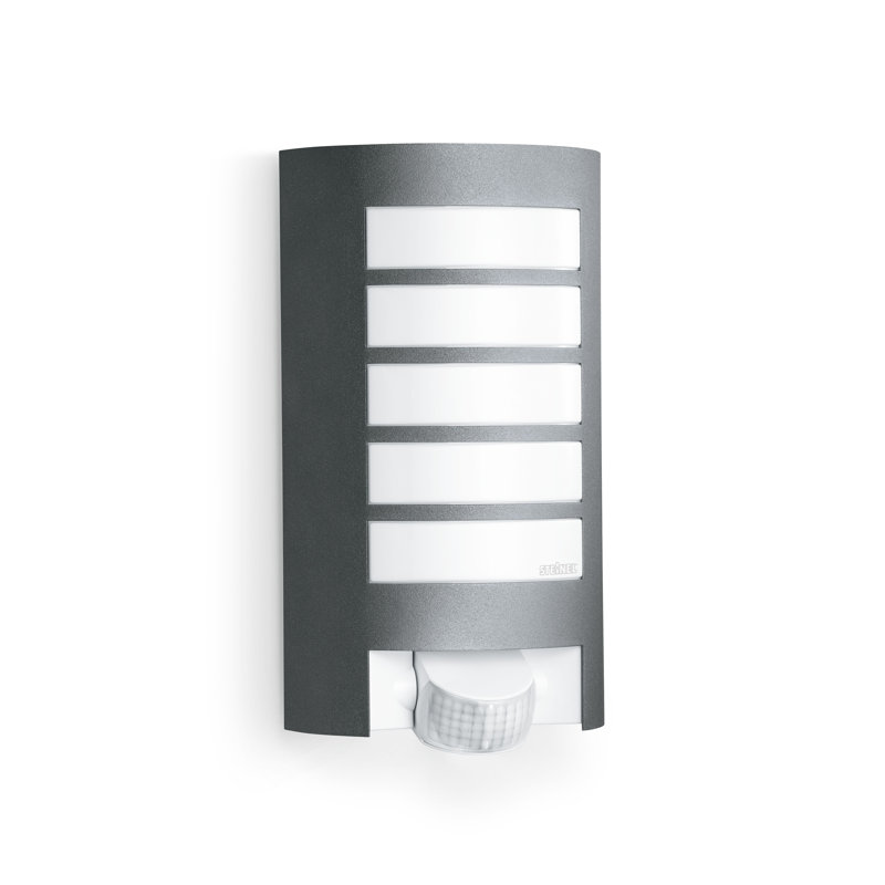 Outdoor Wall Light L 12 S with Motion Sensor E27 Aluminium, Anthracite