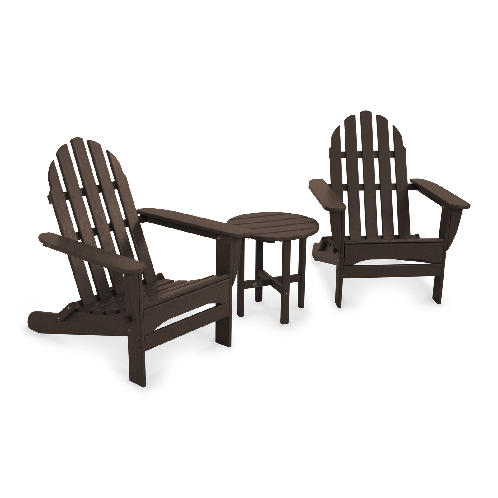 POLYWOOD® Vineyard 2-Person Patio Seating Group, Mahogany
