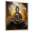 «Black and Gold Yogic Meditation - Yoga», impressions d'art mural-97203084-97203072