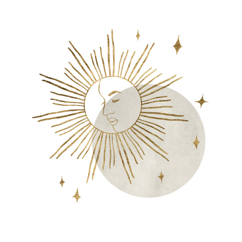 Sun Goddess I par Annie Warren - peinture sur toile tendue, H 30 po x l 30 po
