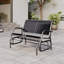Banc oscillant pour 2 personnes Outsunny