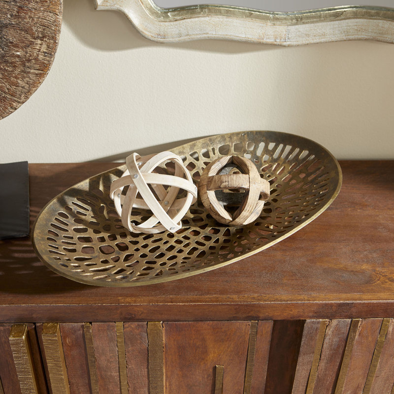 Caught In Your Web Glass Decorative Bowl