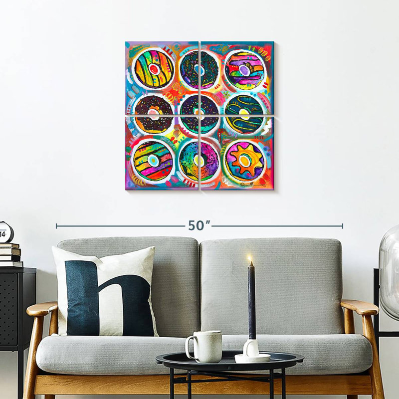 Yarlin Doughnuts Patterns, 26" H x 26" W