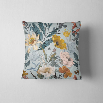 Housse de coussin réversible Floral Maximalist Floral