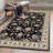 Weiser Black Traditional Oriental Area Rug-24093262