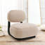 Fauteuil d'appoint rembourré sans accoudoirs
