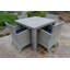 Bella Wicker Outdoor Dining Armchair-65091717-65091723
