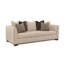Modern Streamline Linen Sofa