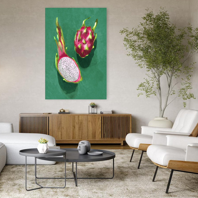Art contemporain, art moderne de fruits, H 48 po x l 32 po