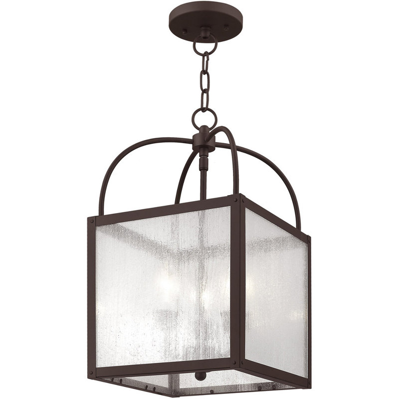 Luminaire suspendu rectangulaire à 3 lumières Tamirah