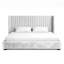 Premium Plush Bed Frame – Elegant Padded Bed with 48” Statement Headboard, Solid Wooden Bed – Contemporary Designer Finish-730740192-729956830