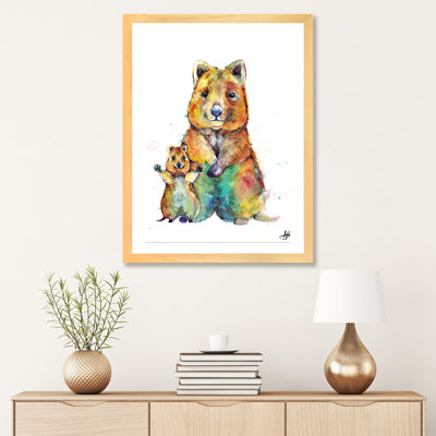 Art encadré pour enfants Qwazy Quokkas