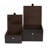 Brownsburg 2 Piece Handmade Faux Leather Decorative Box Set-765239753-764850804