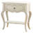 Pearl White 1-Drawer Nightstand With Shelf - Modern Bedroom Nightstand With Storage Drawers | Stylish Furniture Organizer