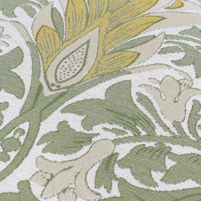 Snakes Head Floral Square Cushion Cover, Beige Floral
