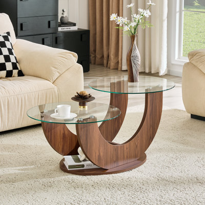 Table basse en verre Creative
