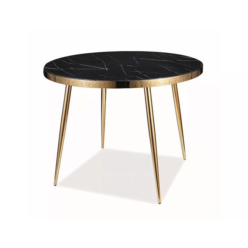 Adwoah Round Glass Top Dining Table