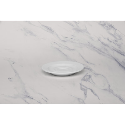 Porcelain Espresso Saucer | Ivory | Pack of 12 | 5"