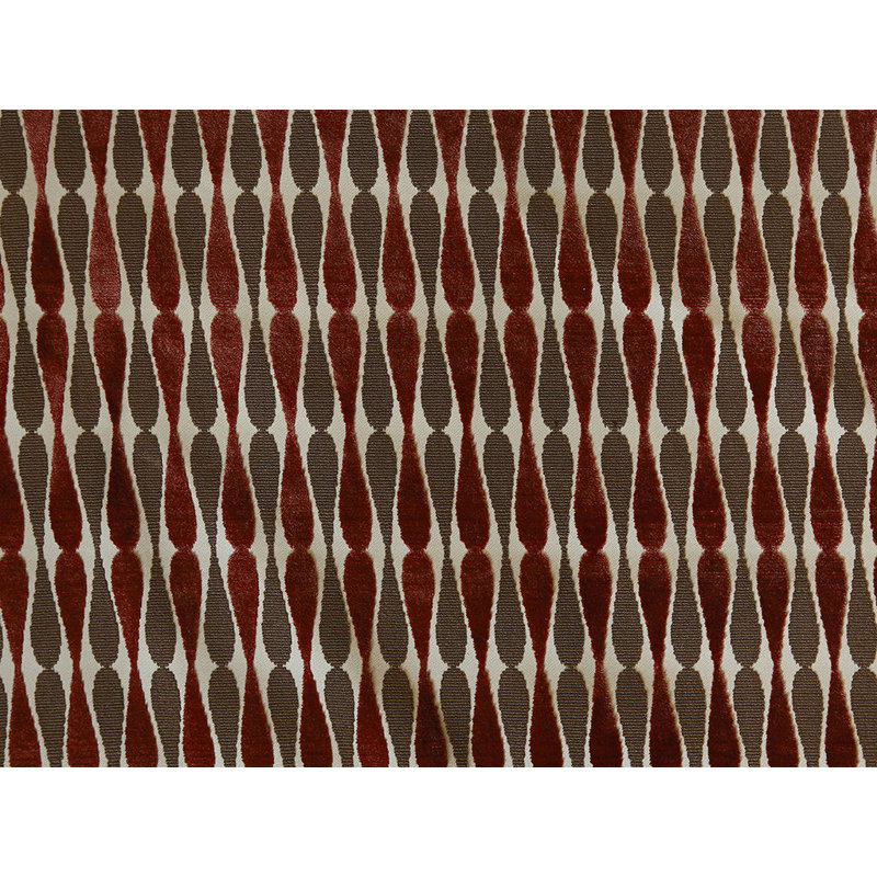 Dragonfly Fabric, Beige/Rust