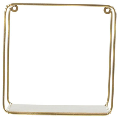 2 Piece Square Metal Floating Shelf