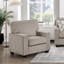 Ensemble de canapé contemporain 3 pièces Taupe-133919241