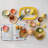 Stoneware Plate With Lemons, Reactive Crackle Glaze