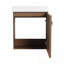 Meuble-lavabo mural avec lavabo en résine et porte simple à fermeture douce-1804462000