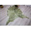 Tapis vert / blanc Robb